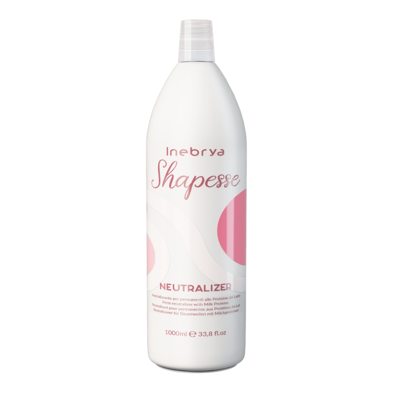 Inebrya Shapesse Neutralizer, Neutralizzante per Permanente alle Proteine del Latte, 1000ml