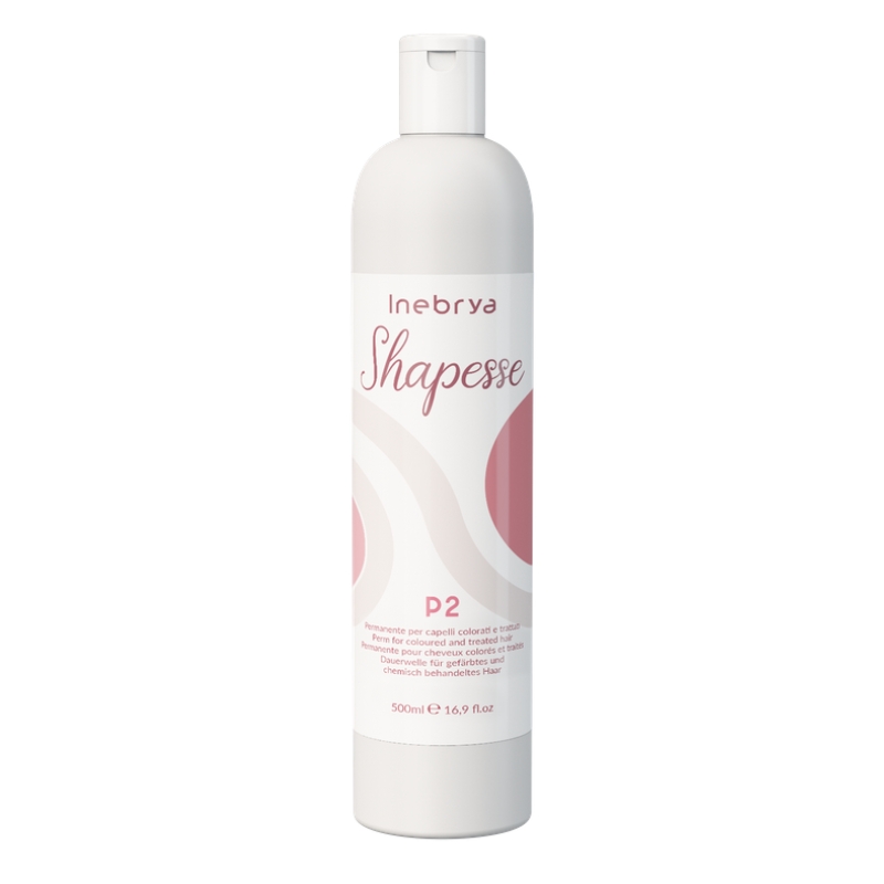 Inebrya Shapesse P2, Permanente Ondulante in Liquido per Capelli Colorati e Trattati, 500ml