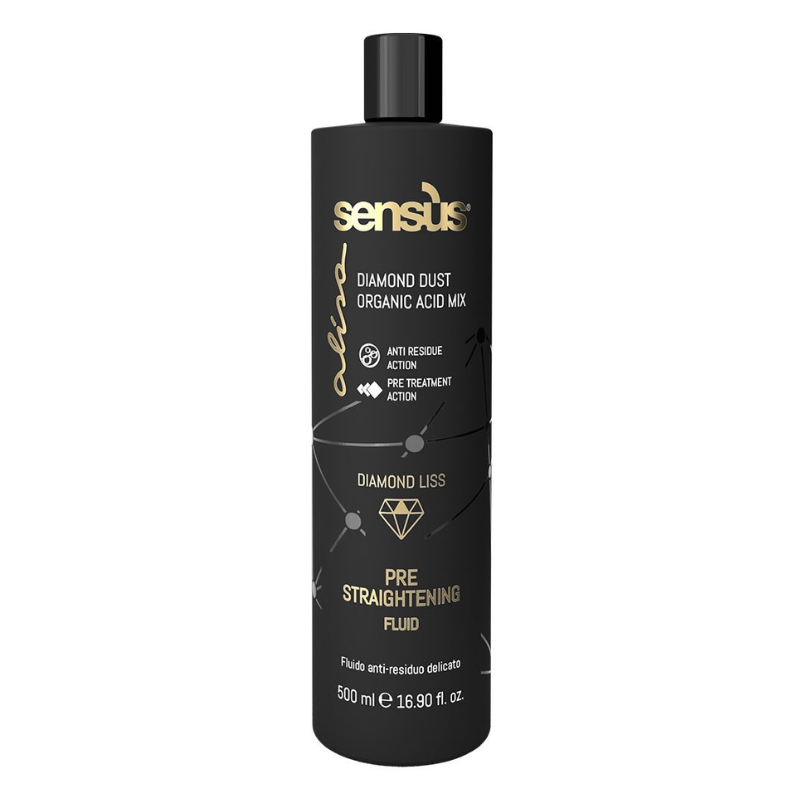 Sensus Alisa Pre Straightening Fluid, Fluido Anti-Residuo Delicato, 500ml