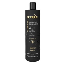 Sensus Alisa Restore Shampoo, Nutriente Disciplinante Estratto di Diamante, 250 - 1000ml