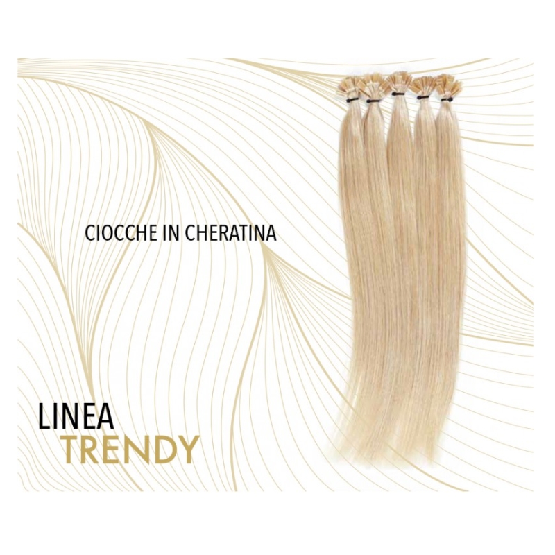 Iris Hair Extension Cheratina 25 Ciocche Colori Assortiti, Tenuta Sicura Durevoli, 50/55cm