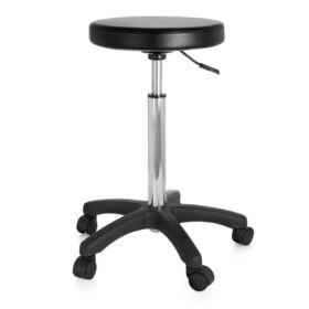 Labor Sgabello Black Jack K107, Nero con Pompa Gas Seduta Stabile, 55cm - 75cm Labor Sgabello Black Jack K107, Nero con Pompa Gas Seduta Stabile, 55cm - 75cm