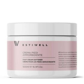 Estiwell Crema Piedi Ammorbidente, Sollievo Immediato Mentolato, 500ml