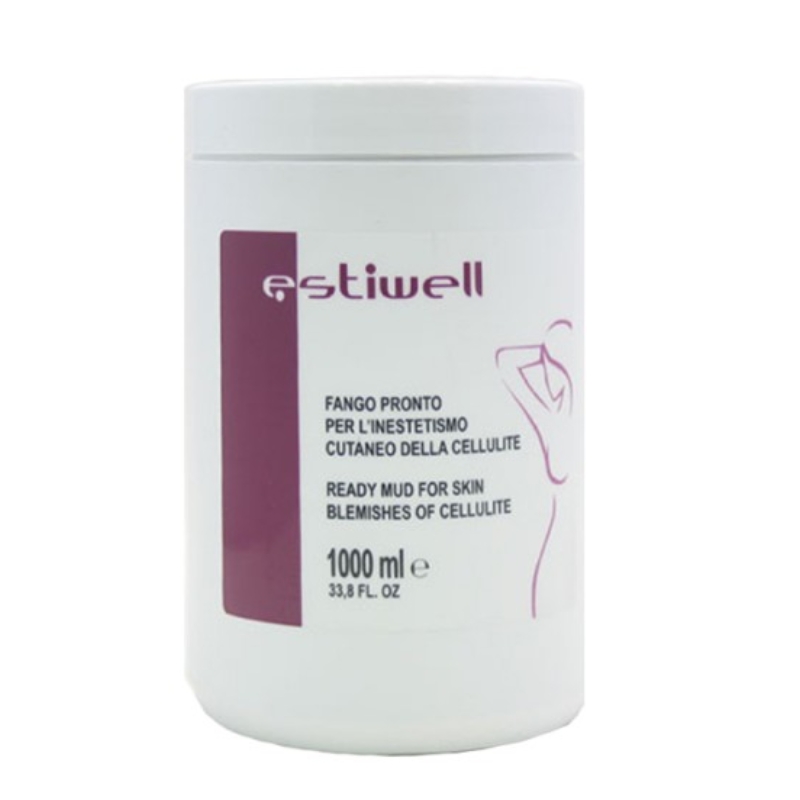 Estiwell Fango da Massaggio, Drenante Rimodellante Tonificante, 1000ml