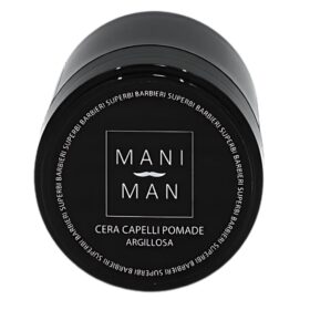 ManiMan Cera Capelli Pomade Argillosa, Modellante Strutturante, 100ml