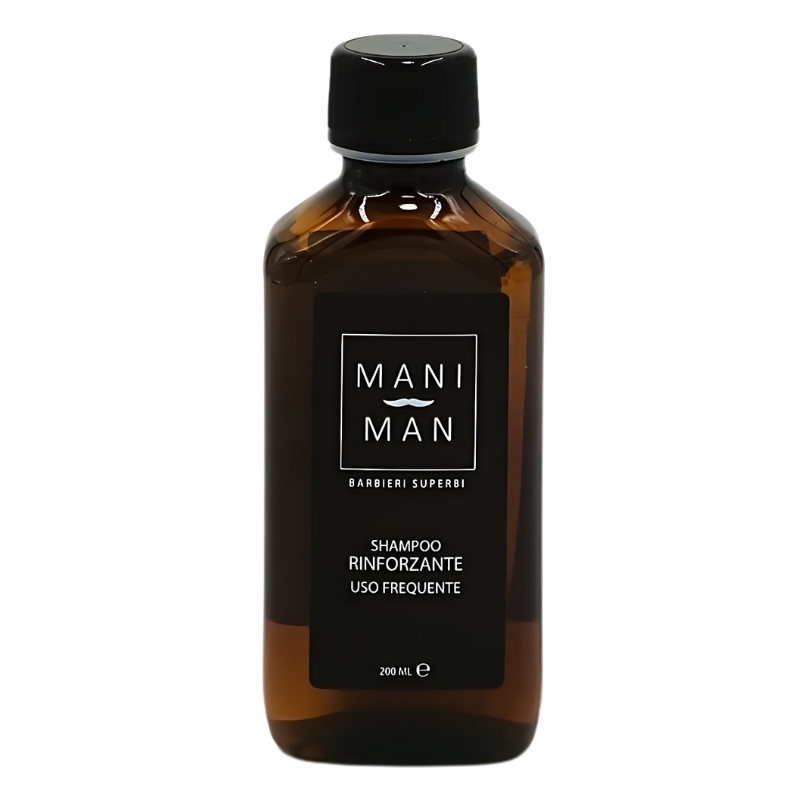 ManiMan Shampoo Rinforzante Uso Frequente, Anticaduta Energizzante Detergente, 200 - 1000ml