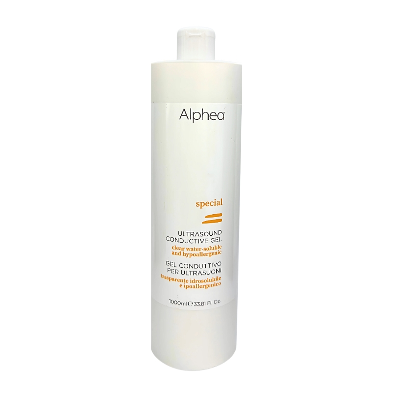 Alphea Special Gel Conduttivo Per Ultrasuoni, Massima Trasmissione e Scorrimento, 1000ml