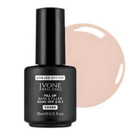 Jvone Milano Fill Up Base&Filler Soak-Off 2 In 1, Base Perfezionante per Smalto, 15ml