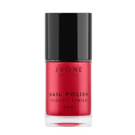 Jvone Milano Nail Polish Glossy Finish 110 Real, Smalto Coprente, 11ml