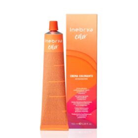 Inebrya Color Crema Colorante ad Ossidazione, Tinta Professionale con Semi di Lino e Aloe vera, 100ml