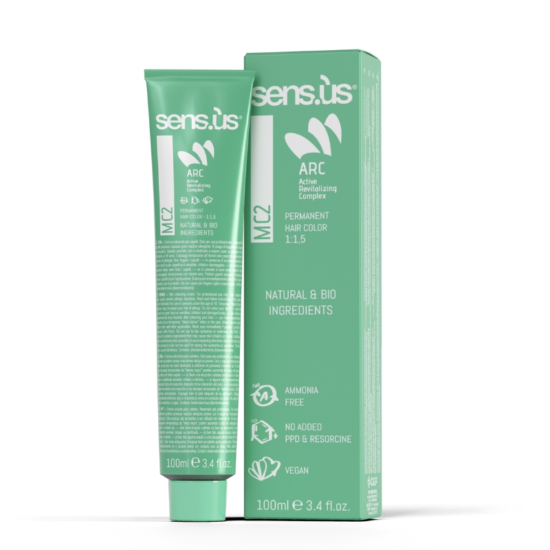 Sensus MC2 MC2 Color, Tinta Professionale Colorante ad Ossidazione senza Ammoniaca, 100ml