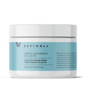 Estiwell Crema Massaggio Cellulite, Drenante Uniformante, 500ml