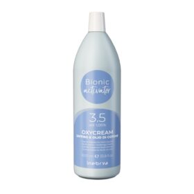 Inebrya Bionic Color Oxycream Activator, Ossigeno Crema Ossidante Multi-Azione Zaffiro e Olio di Cotone, 1000ml