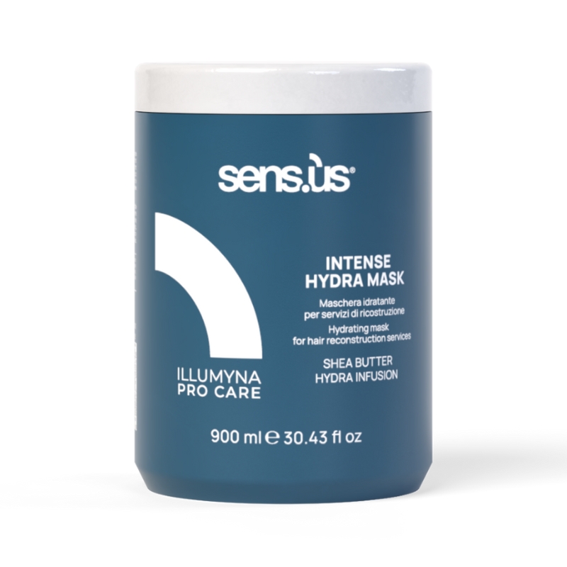 Sensus Illumyna Pro Care Intense Hydra Mask, Maschera Idratante per Servizi di Ricostruzione, 900ml