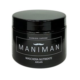 ManiMan Maschera Nutriente Argan, per Capelli Danneggiati Indeboliti Stressati, 500ml