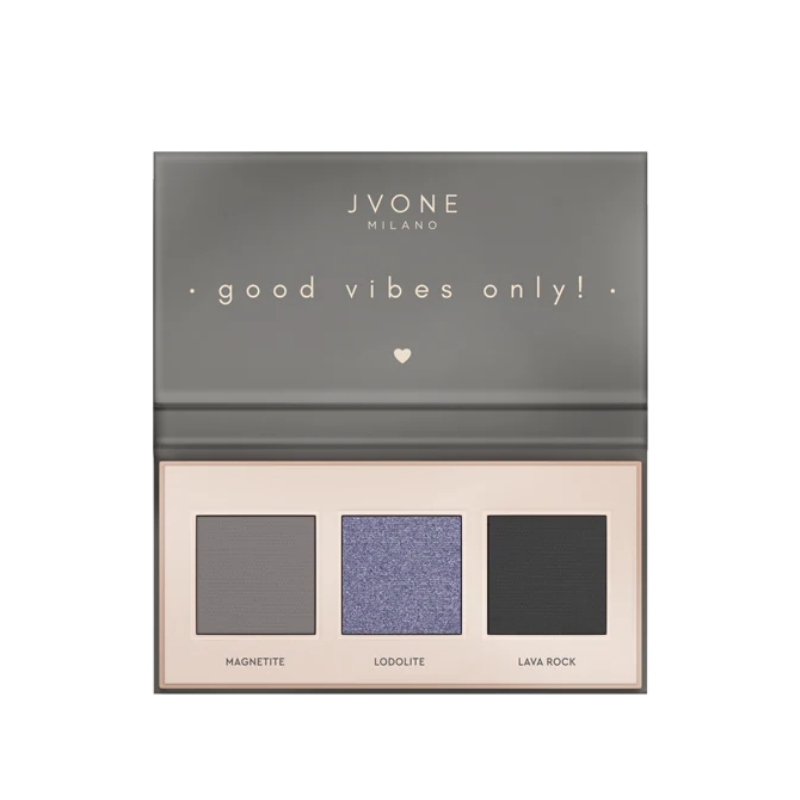 Jvone Milano Volcano Petite Eyeshadow Palette, Formato Tascabile Sfumature Rocce Vulcaniche