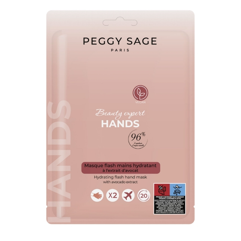 Peggy Sage Beauty Expert Hands 120817, Maschera Idratante Estratto di Avocado