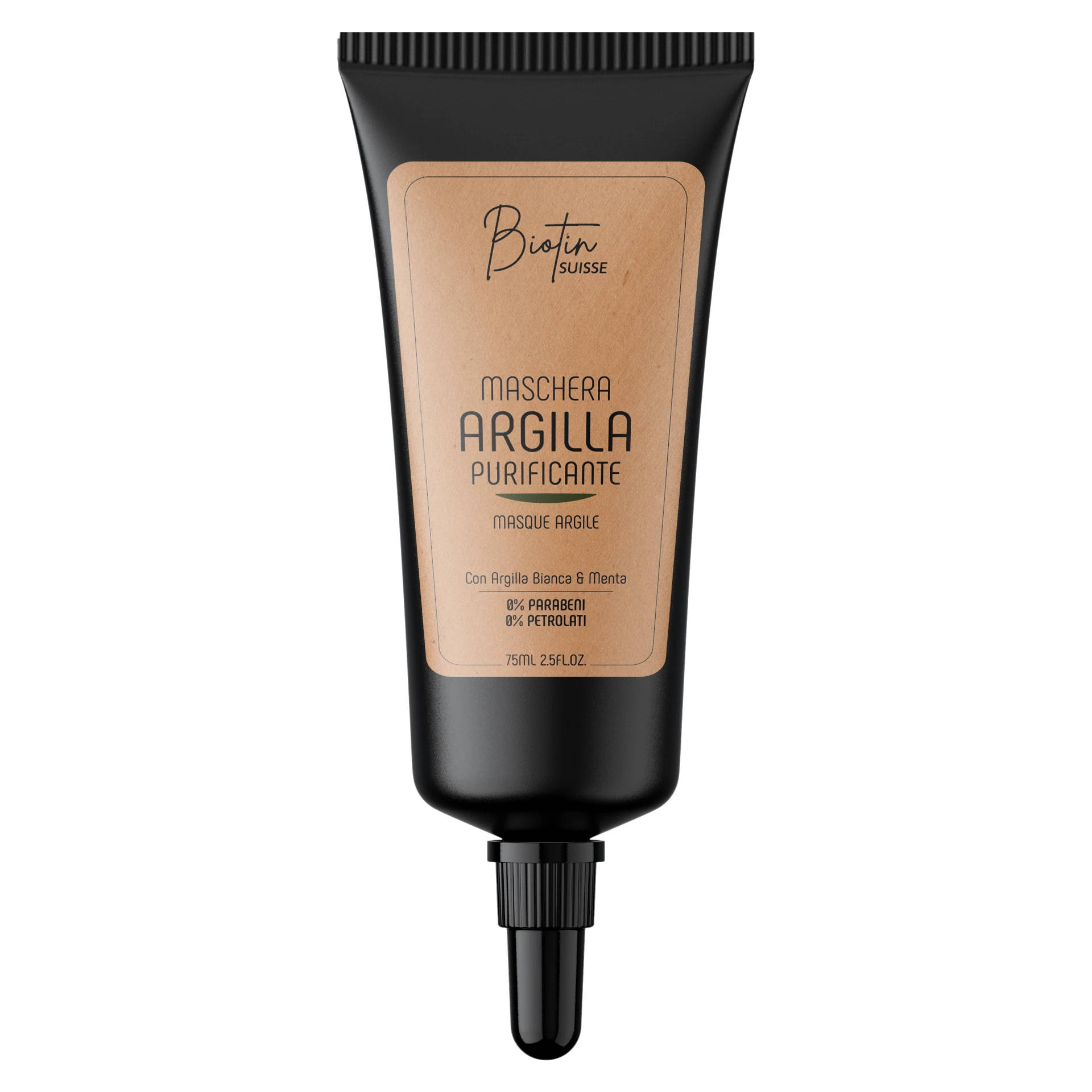 Biotin Suisse Argilla Purificante, Leggerezza e Freschezza Immediata,  75ml
