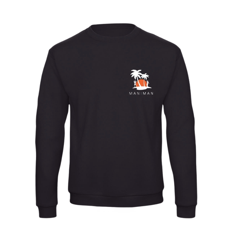 ManiMan Felpa Maniman, Stile Casual Design Pulito Comfort Sportivo