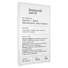 Genève.Ch Lab Patch Stimolanti #38, Trattamento Notturno, Semplice e Invisibile, 30pz Genève.Ch Lab Patch Stimolanti #38, Trattamento Notturno, Semplice e Invisibile, 30pz