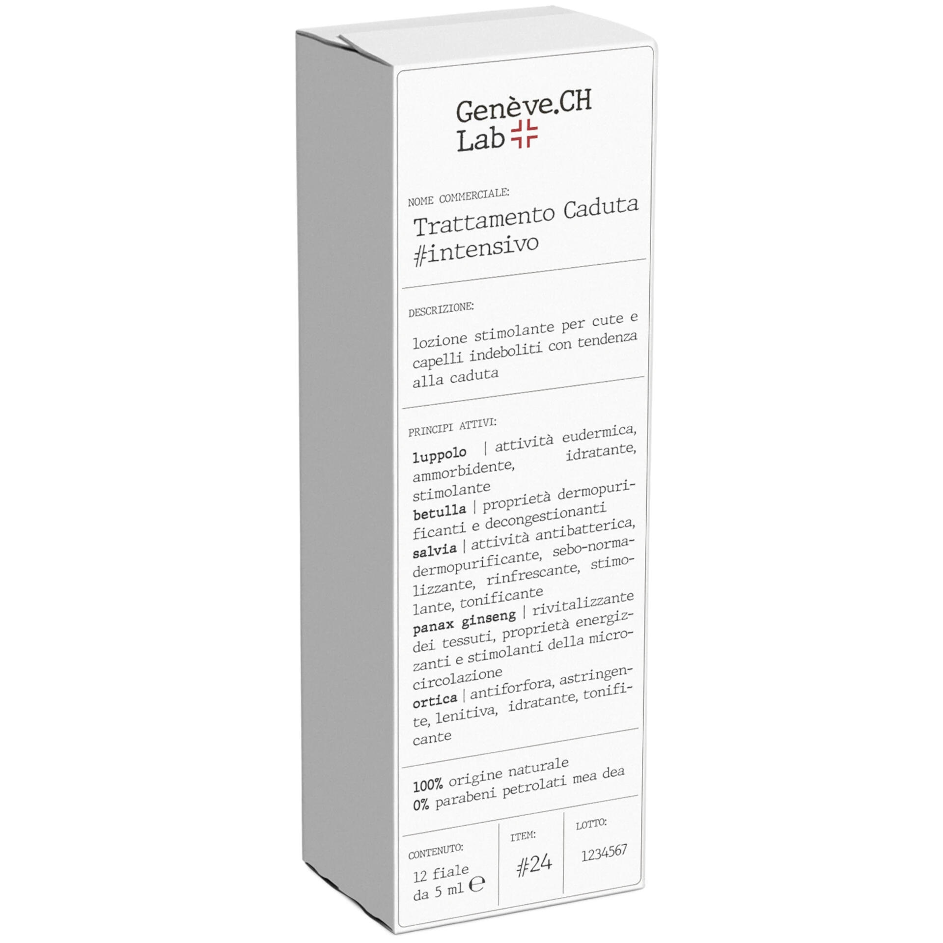 Genève.Ch Lab Trattamento Intensivo #24, Boost Concentrato, 12*5ml