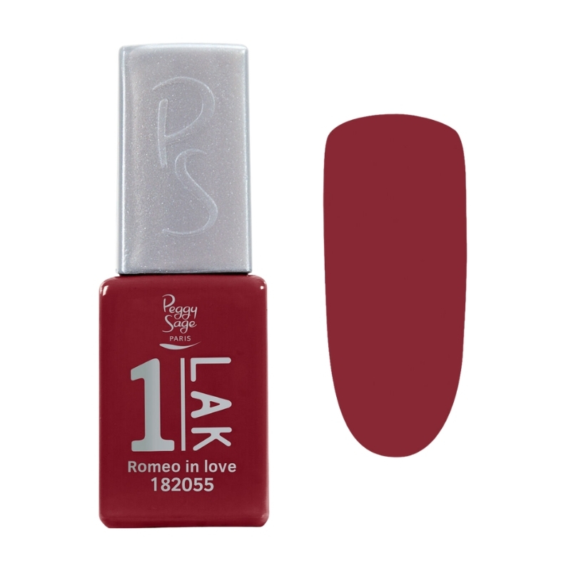 Peggy Sage 1LAK Romeo in Love 182055, Semipermanente per Unghie, 5ml