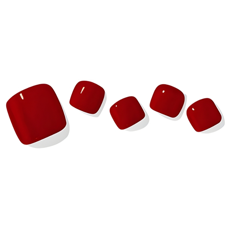 Ohora Nail Sticker Basic Piedi N4, Adesivi per Unghie 30pz