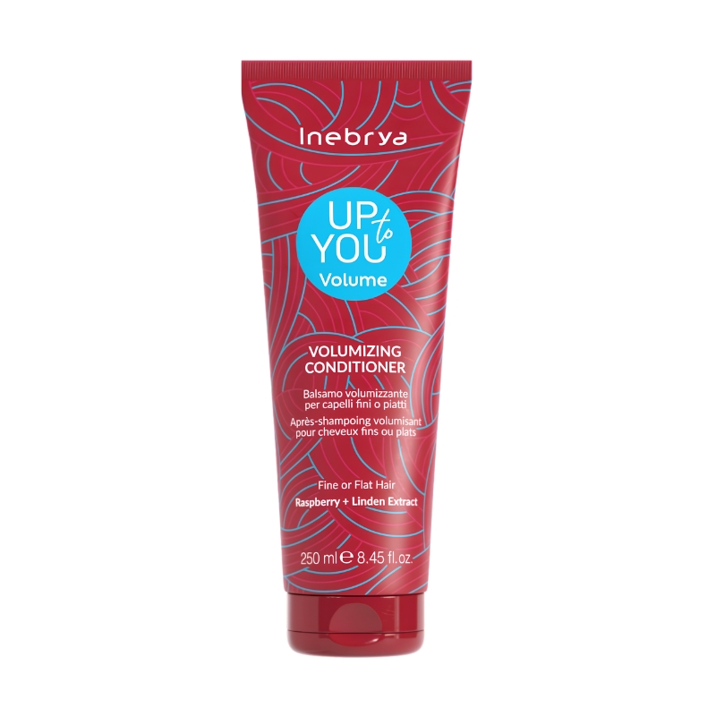 Inebrya Up to You Volume Volumizing Conditioner, Balsamo Volumizzante per Capelli Fini o Piatti, 250ml